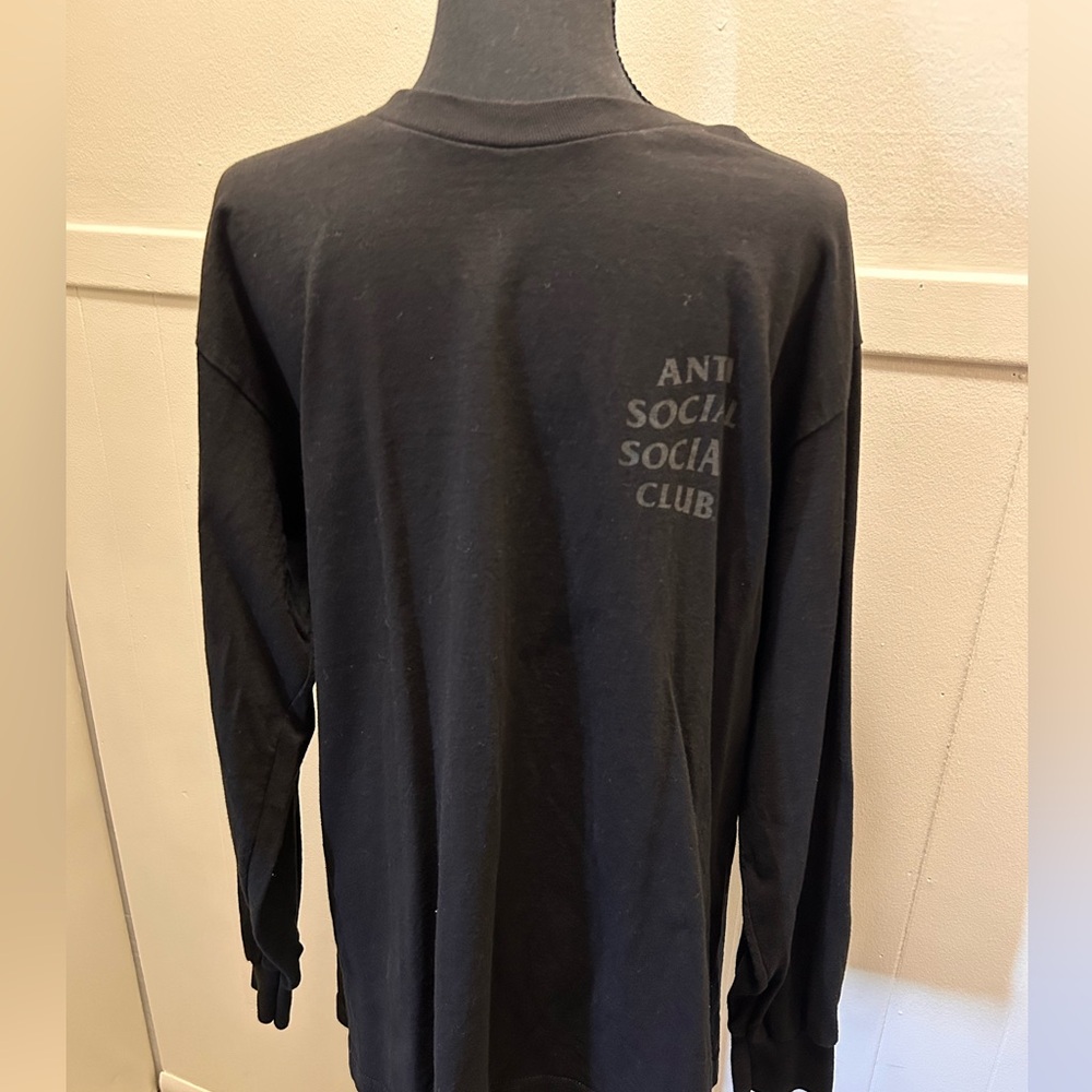 Anti Social Social Club Charcoal Long Sleeve Tee